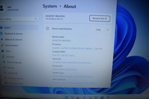 HP 820 G3 14" i5 6th Gen