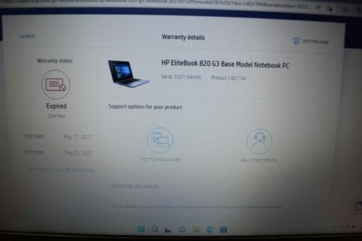 HP 820 G3 14" i5 6th Gen