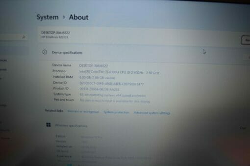 HP 820 G3 14" i5 6th Gen