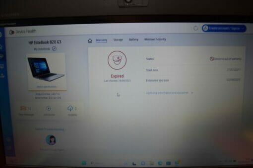 HP 820 G3 14" i5 6th Gen