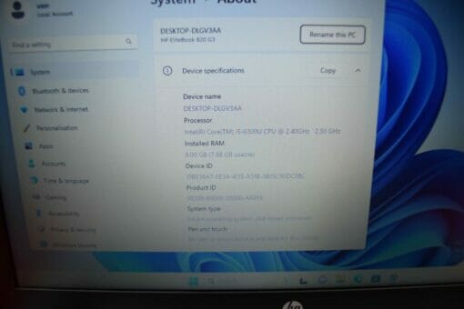 HP 820 G3 14" i5 6th Gen