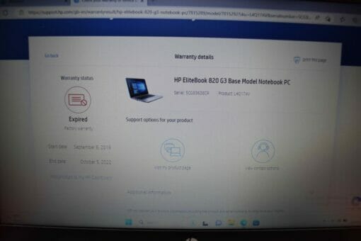 HP 820 G3 14" i5 6th Gen