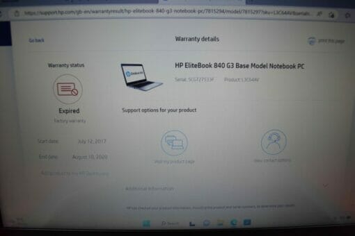 HP Elitebook 840 G3