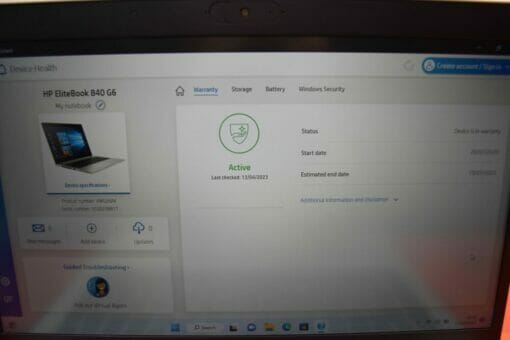 HP Elitebook 840 G6 14" i5 8th Gen RAM 16GB SSD 512GB