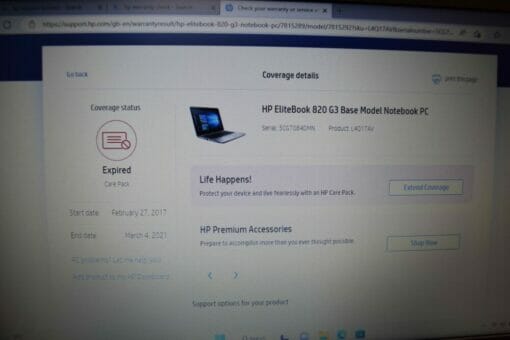 HP 820 G3 14" i5 6th Gen