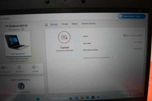 HP Elitebook 840 G6 14" i5 8th Gen RAM 16GB SSD 512GB