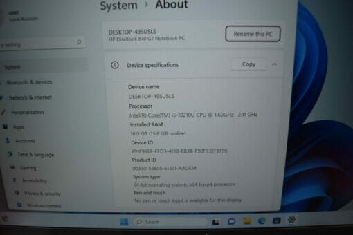 HP Elitebook 840 G7 14"