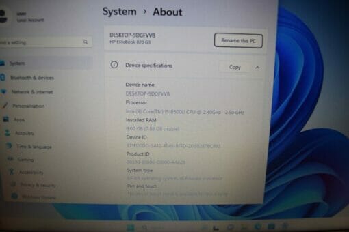 HP 820 G3 14" i5 6th Gen