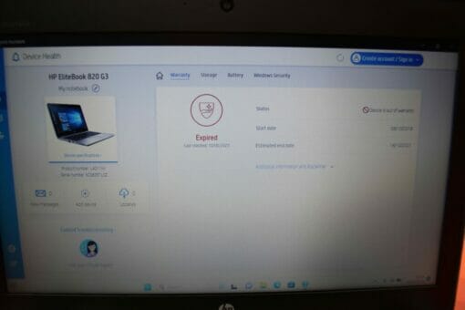 HP 820 G3 14" i5 6th Gen