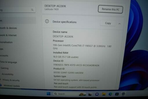 DELL Latitude 7420 14" i7 11th Gen