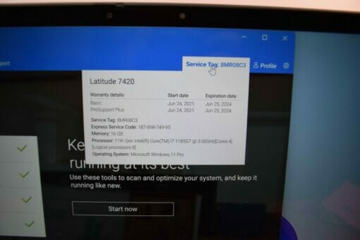 DELL Latitude 7420 14" i7 11th Gen