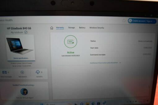 HP Elitebook 840 G6 14" i5 8th Gen RAM 16GB SSD 512GB