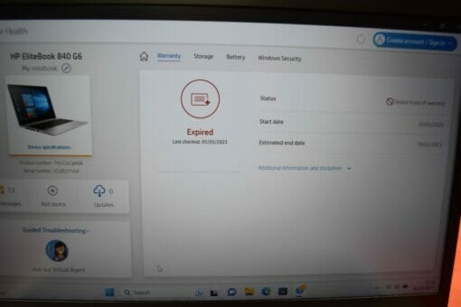 HP Elitebook 840 G6 14" i7 8th Gen RAM