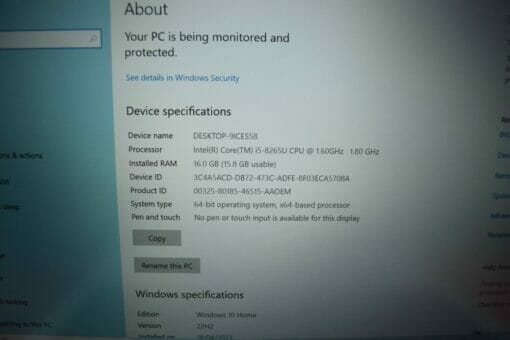 HP Elitebook 840 G6 14" i5 8th Gen RAM 16GB SSD 512GB