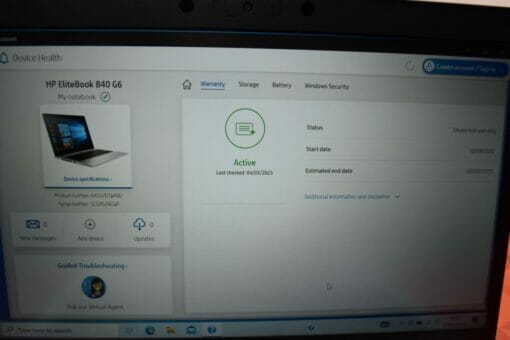 HP Elitebook 840 G6 14" i5 8th Gen RAM 16GB SSD 512GB