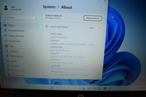 HP 820 G3 14" i5 6th Gen