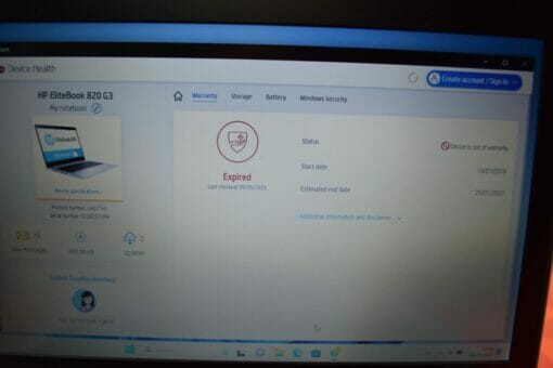 HP 820 G3 14" i5 6th Gen