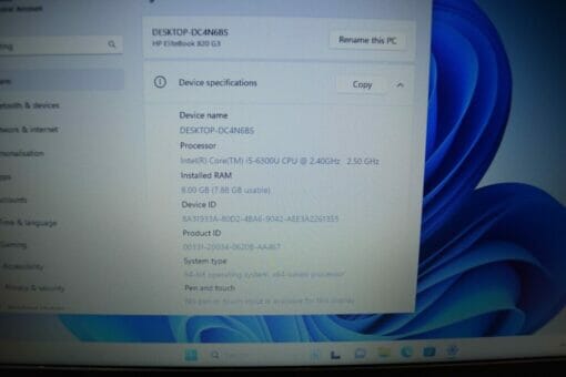 HP 820 G3 14" i5 6th Gen