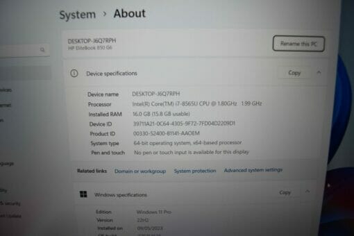 HP EliteBook 850 G6