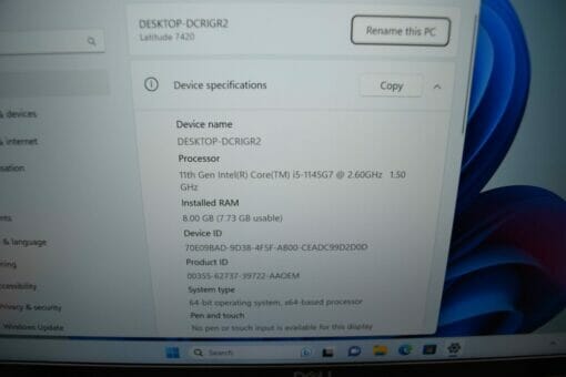DELL Latitude 7420 14" i7 11th Gen