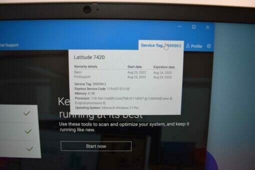 DELL Latitude 7420 14" i7 11th Gen