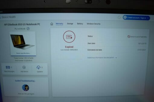 HP Elitebook 850 G5