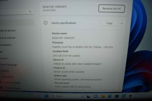 Lenovo ThinkPad T480S