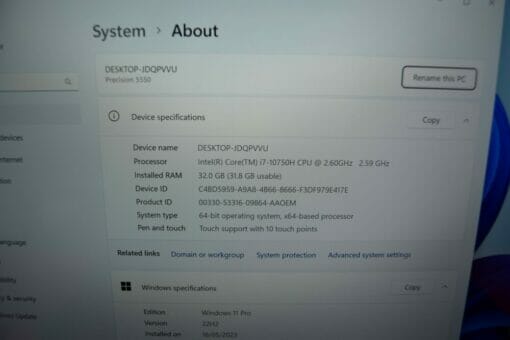 Dell Precision 5550