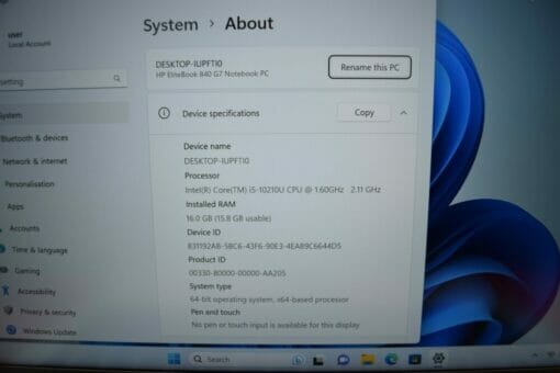 HP Elitebook 840 G7 14"