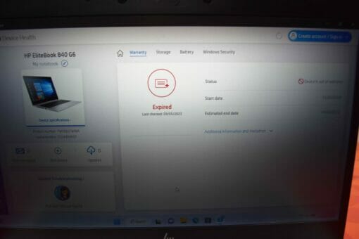 HP Elitebook 840 G6 14" i5 8th Gen RAM 16GB SSD 512GB