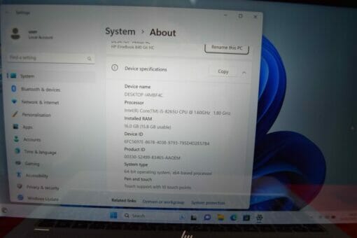 HP Elitebook 840 G6 14" i5 8th Gen RAM 16GB SSD 512GB