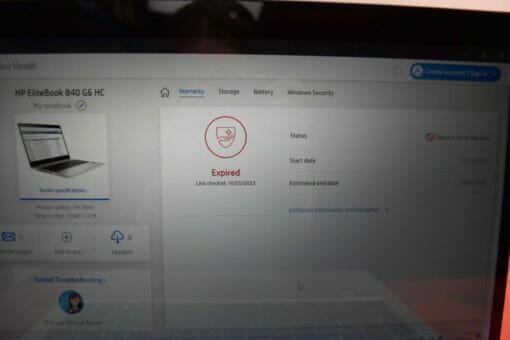 HP Elitebook 840 G6 14" i5 8th Gen RAM 16GB SSD 512GB