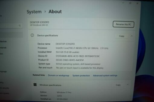HP Elitebook  840 G5