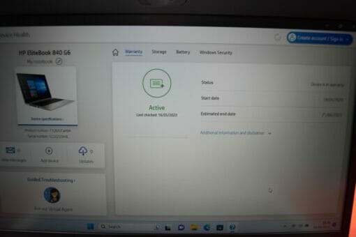 HP Elitebook 840 G6 14" i5 8th Gen RAM 16GB SSD 512GB