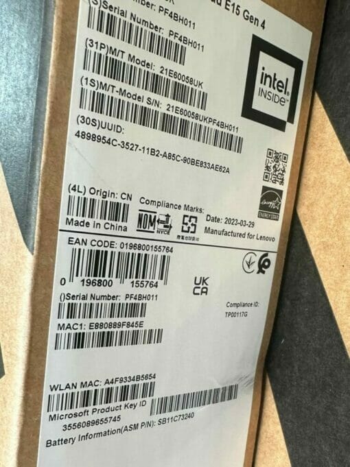 Lenovo E15