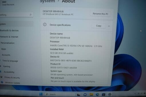 HP Elitebook 840 G7 14"