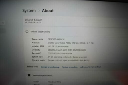 HP Elitebook 850 G5
