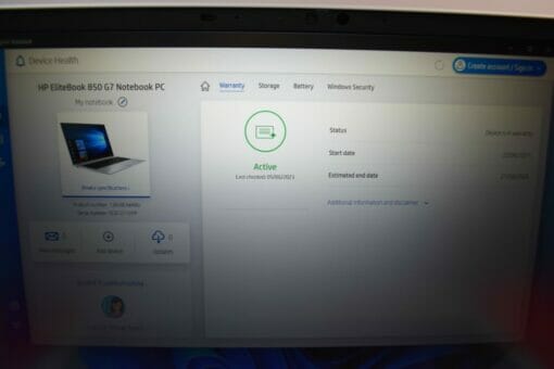 HP Elitebook 850 G7