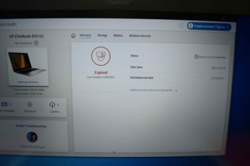 HP Elitebook 850 G5