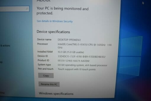 HP Elitebook 840 G6 14" i5 8th Gen RAM 16GB SSD 512GB