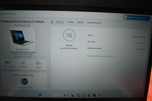 HP Elitebook 840 G6 14" i5 8th Gen RAM 16GB SSD 512GB