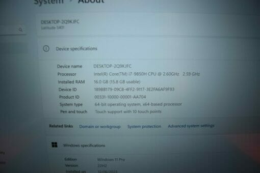 Dell Latitude 5401