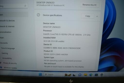 HP Elitebook 840 G7 14"
