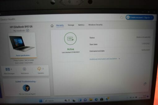 HP Elitebook 840 G6 14" i5 8th Gen RAM 16GB SSD 512GB