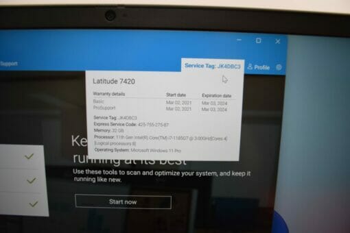 DELL Latitude 7420 14" i7 11th Gen