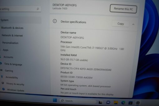 DELL Latitude 7420 14" i7 11th Gen