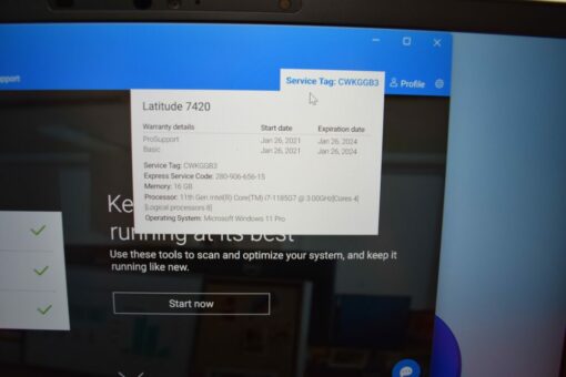 DELL Latitude 7420 14" i7 11th Gen