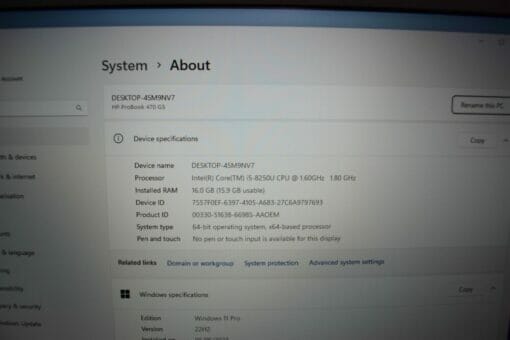 HP ProBook 470 G5