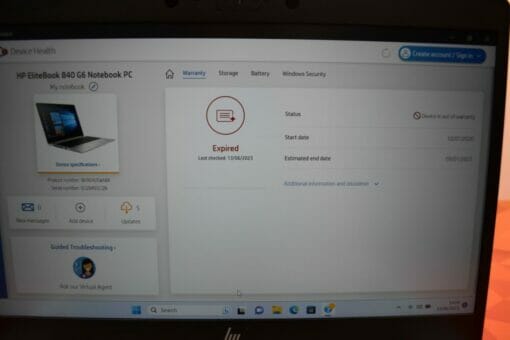 HP Elitebook 840 G6 14" i5 8th Gen RAM 16GB SSD 512GB