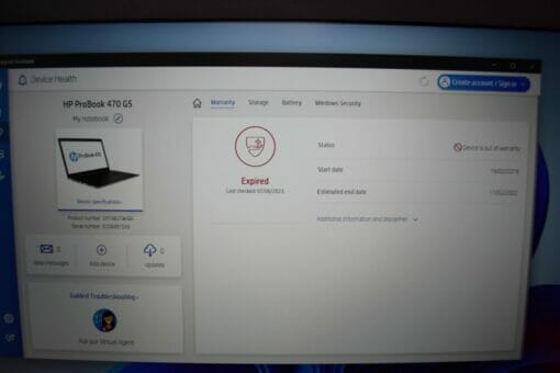 HP ProBook 470 G5